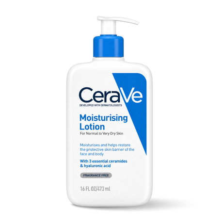cerave moisturising lotion เซราวี โลชั่นบำรุงผิว ชุ่มชื้น เนื้อสัมผัสบางเบา 473ml