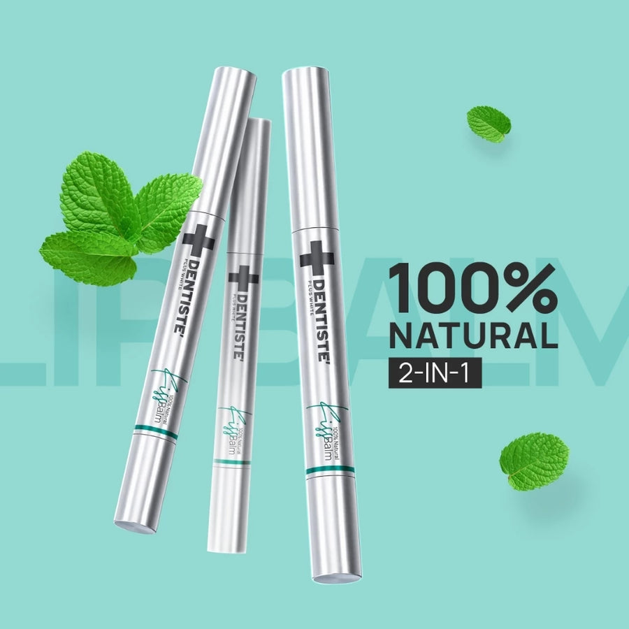 [สินค้าใหม่!] Dentiste' 100% Natural Kiss Balm Fresh Mint / Fresh Lemon 1.5 g. เดนทิสเต้ ลิปบาล์ม ปกป้องและบำรุงริมฝีปาก