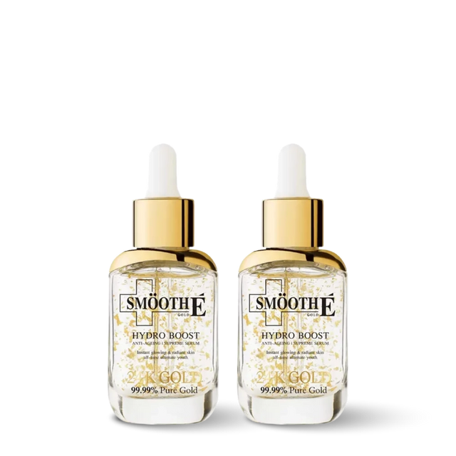 (pack 2) smooth e 24k gold hydroboost serum