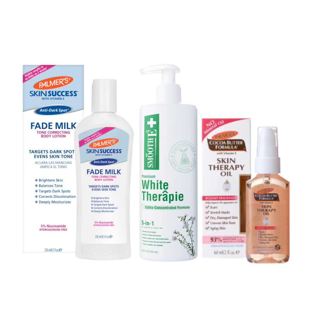 Palmers Fade Milk Body Lotion & Skin Therapy Oil 60ml. White Skin Therapie