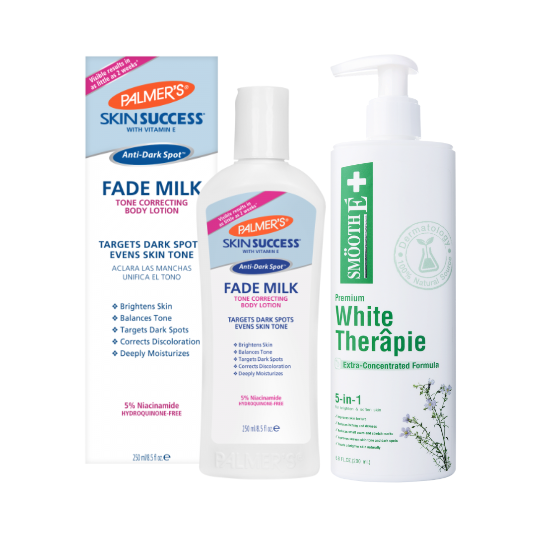 Smooth E Double Smooth Skin Set - Smooth E White Therapie x Palmers Fade Milk
