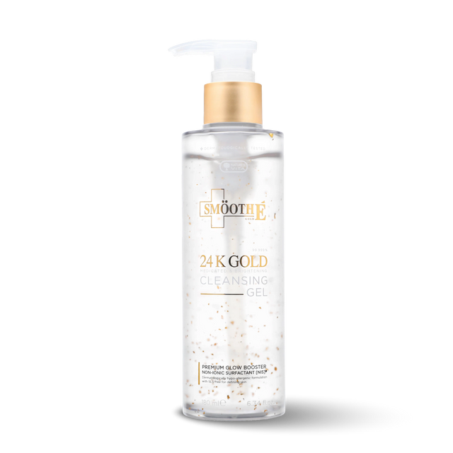 smooth e 24k gold mild & brightening cleansing gel