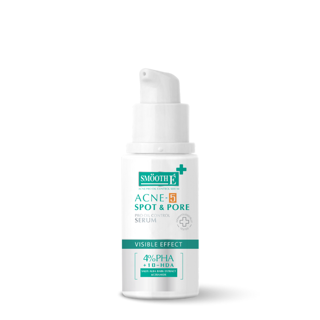smooth e acne-5 spot & pore serum