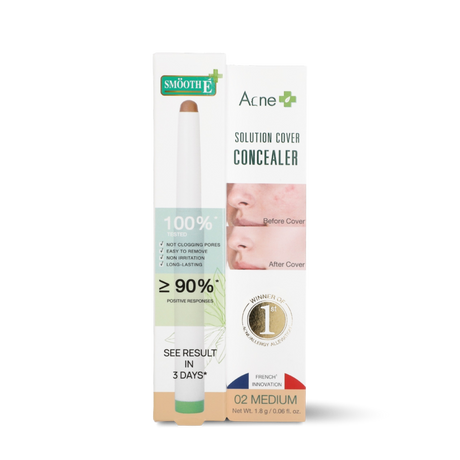 smooth e acne solution cover concealer 02 medium