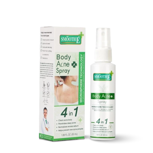smooth e  anti body acne spray