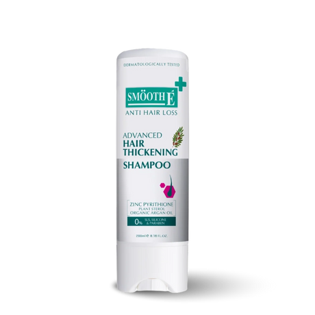 smooth e anti hair loss hair thickening shampoo 200 ml.
