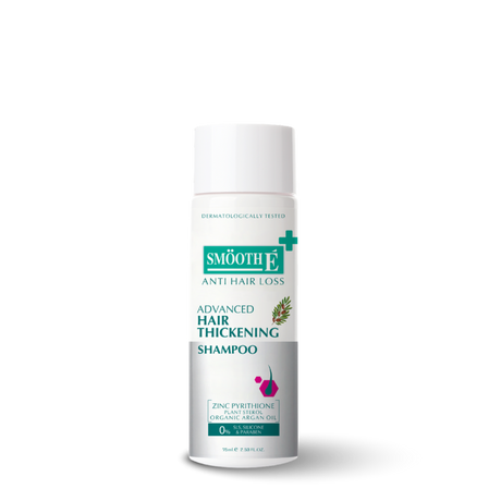 smooth e anti hair loss hair thickening shampoo 75 ml.