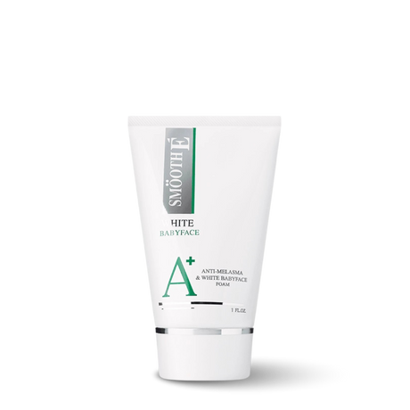 smooth e anti melasma white baby face foam 1 oz.