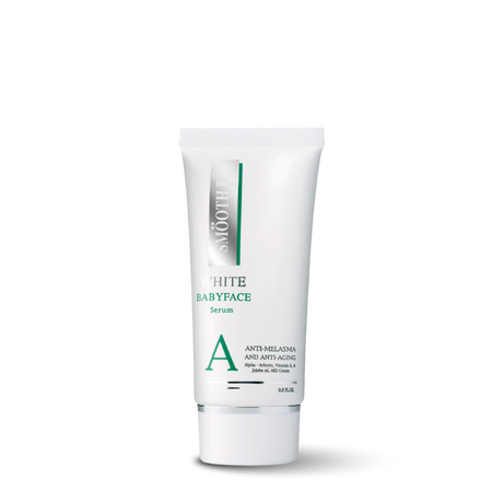 smooth e anti-melasma white babyface serum 0.8 oz.