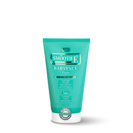 smooth e babyface foam 4 oz.