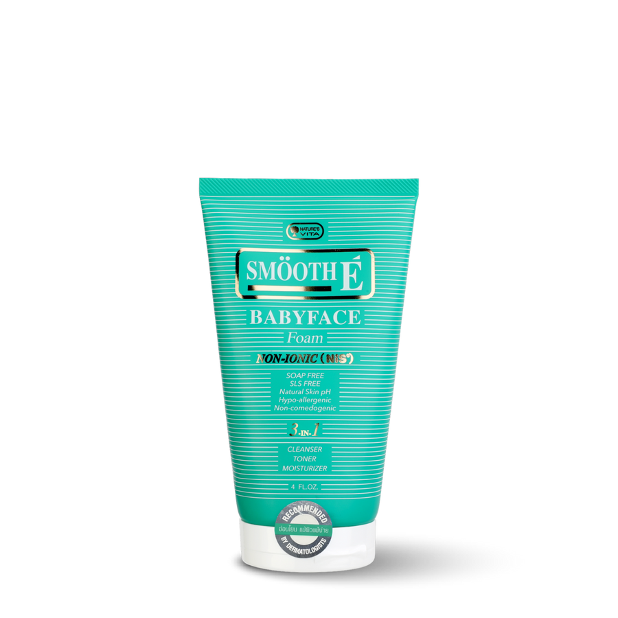 smooth e babyface foam 4 oz.