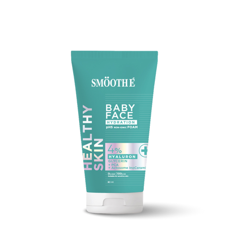 smooth e babyface hydration foam 80 ml.