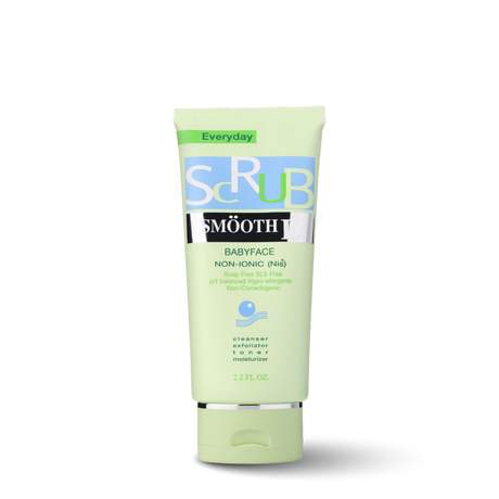 smooth e babyface scrub 2.2 oz.