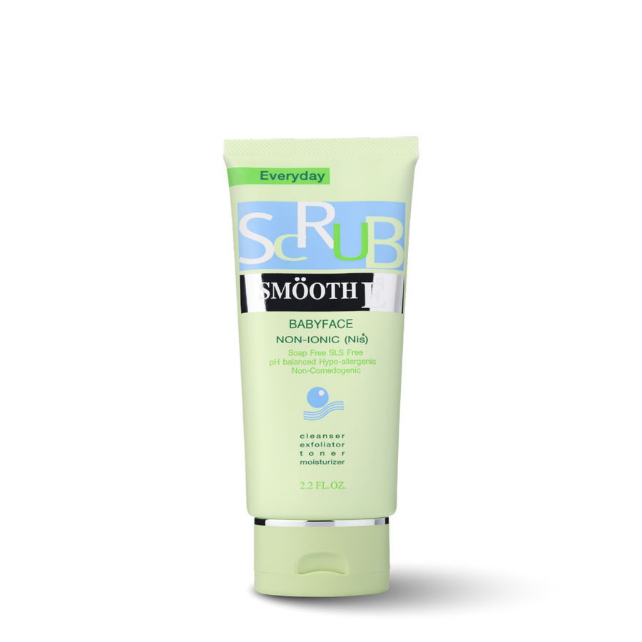 smooth e babyface scrub 2.2 oz.