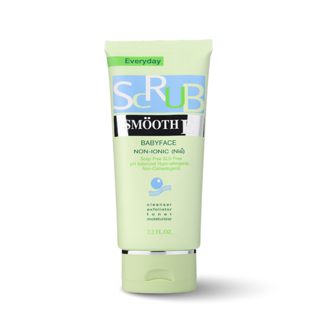 smooth e babyface scrub 4 oz.