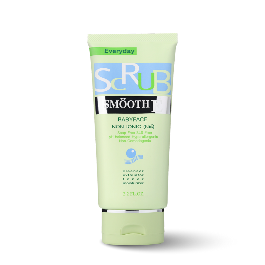smooth e babyface scrub 4 oz.