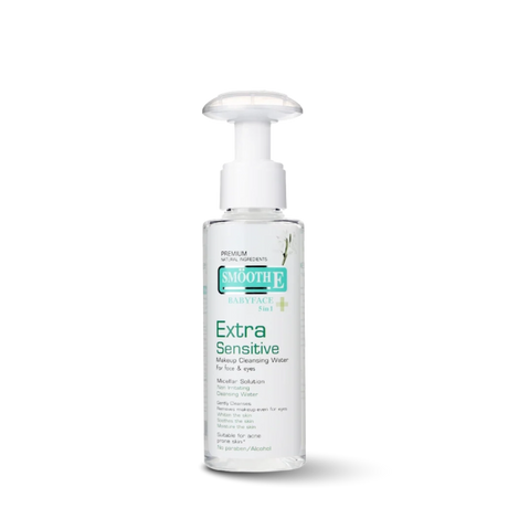 smooth e extra sensitive makeup cleansing water 100 ml.