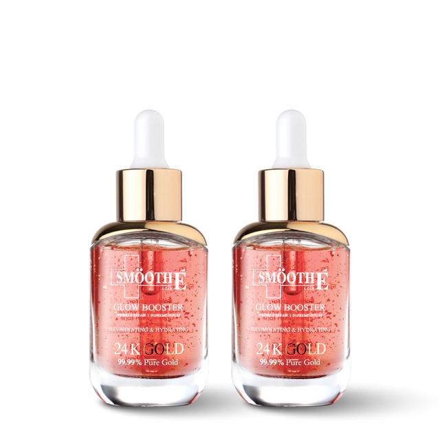 (pack 2) smooth e gold 24k glow booster anti-aging serum