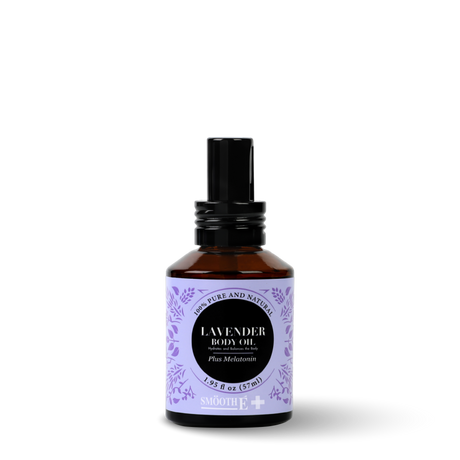 smooth e lavender body oil plus melatonin sleep