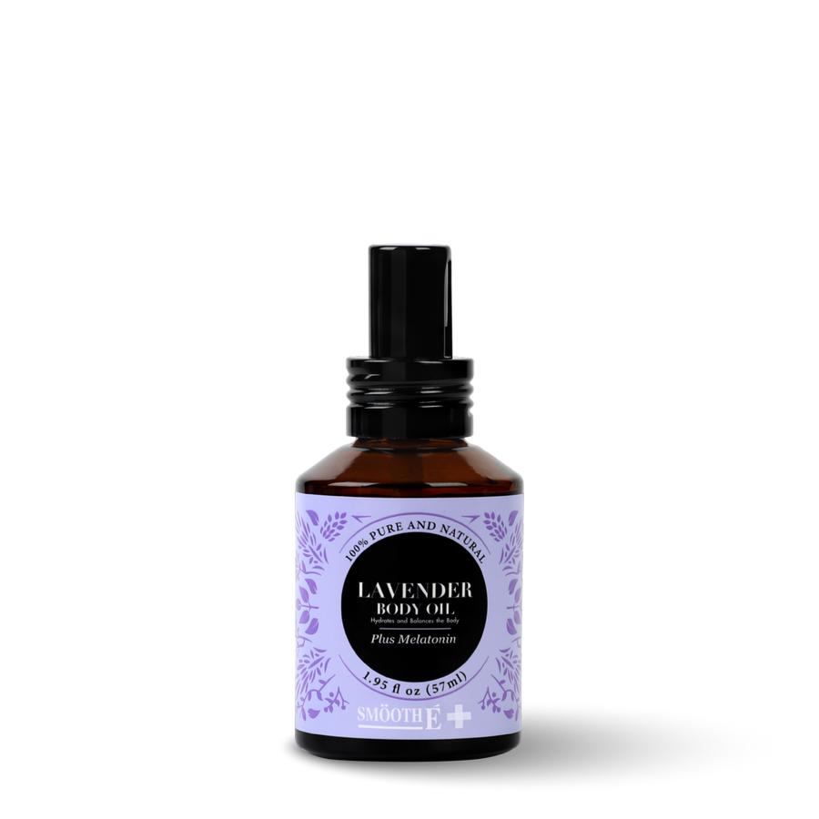 smooth e lavender body oil plus melatonin sleep