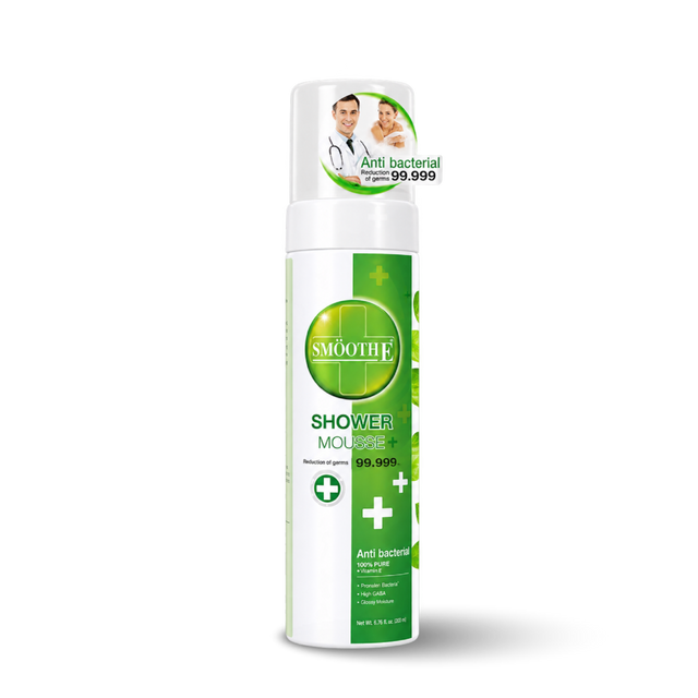 smooth e mild &moisturizing antibacterial shower mousse
