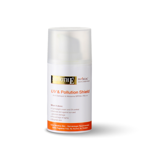 smooth e physical white babyface uv&pollution shield