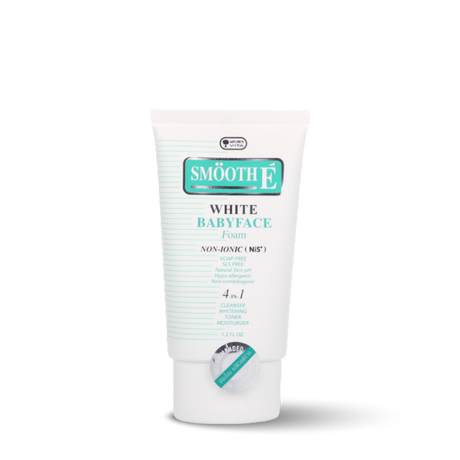 smooth e white babyface foam 1.2 oz.