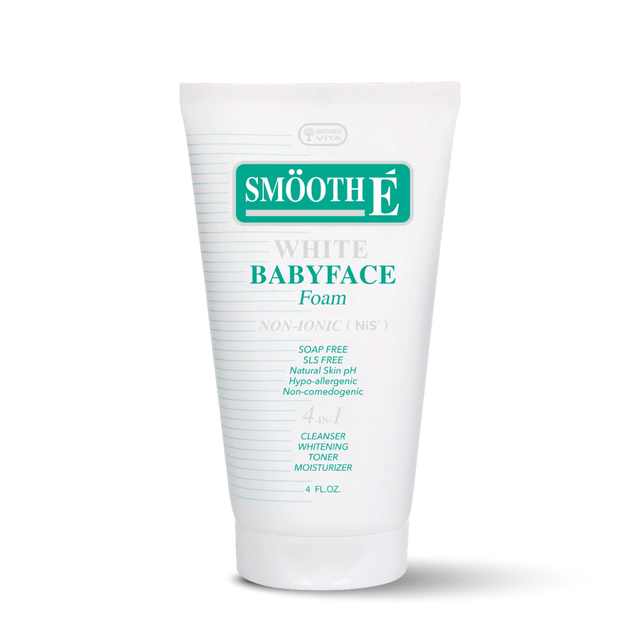smooth e white babyface foam
