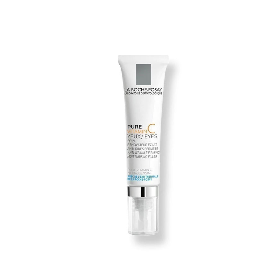 La Roche-Posay Redermic [C] Eye Anti-aging ลา โรช-โพเซย์ ครีมลดเลือนริ้วรอยรอบดวงตา 15ml.(ครีมทาใต้ตา ครีมบำรุงรอบดวงตา)