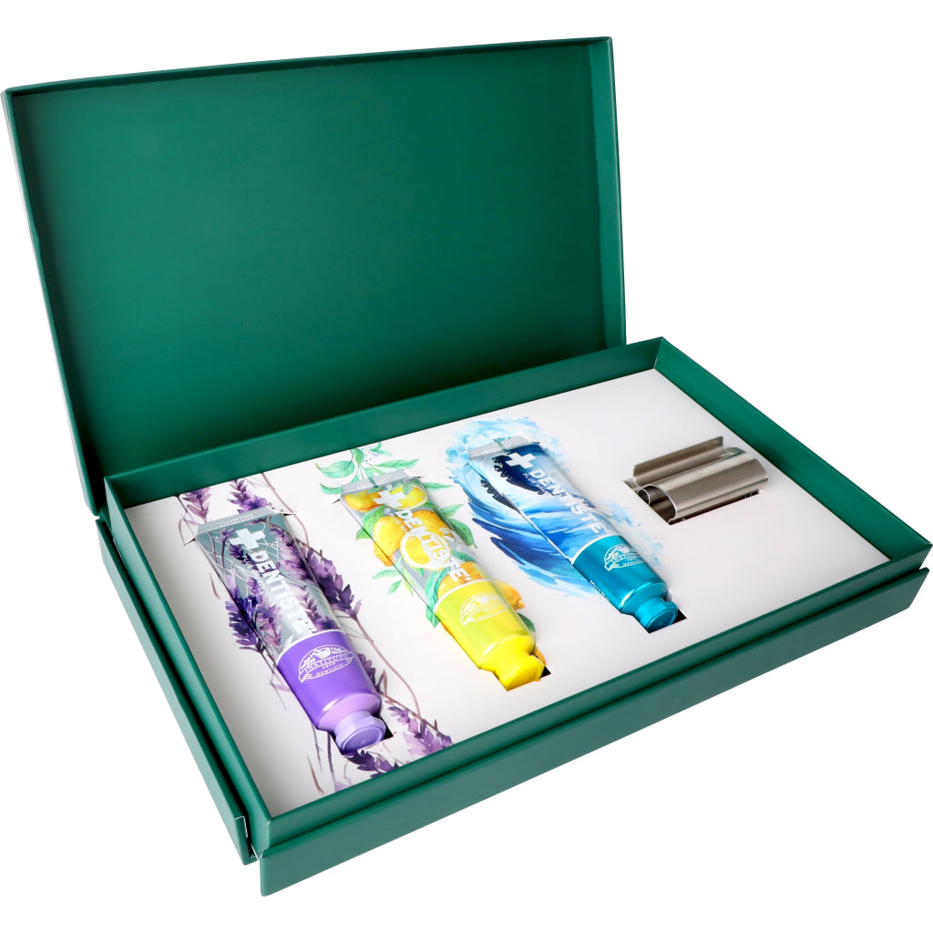 [Limited] Dentiste La Dolce Vita Set - Flavor Edition Toothpaste 50g. Lavender / Sea Salt / Lemon